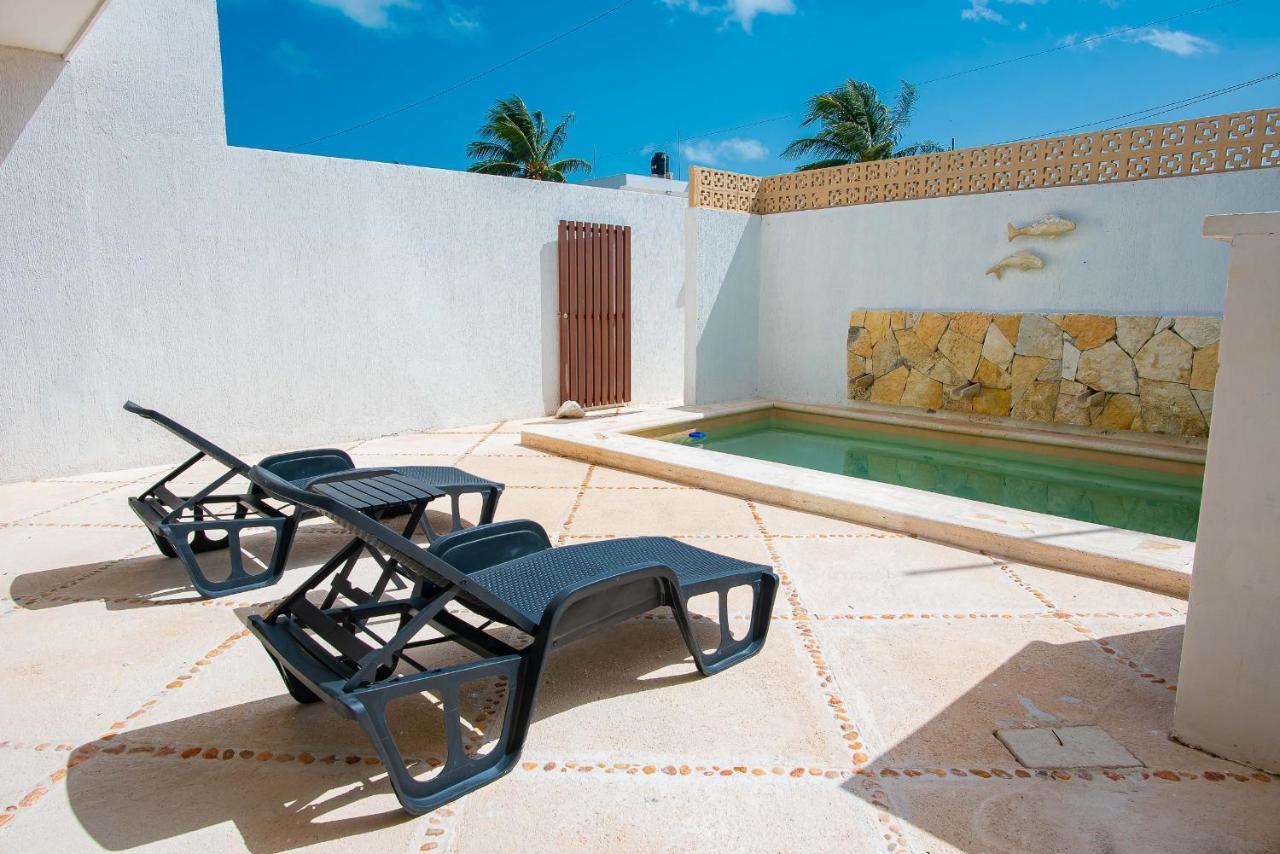 97982 New Modern Villa, Private Pool, High Internet Speed, 2 Blocks From The Beach Pueblo Pueblo Chicxulub Екстериор снимка