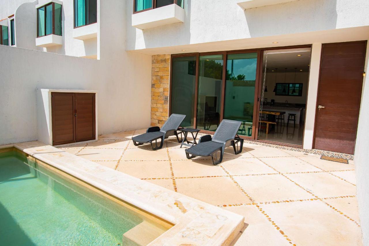 97982 New Modern Villa, Private Pool, High Internet Speed, 2 Blocks From The Beach Pueblo Pueblo Chicxulub Екстериор снимка