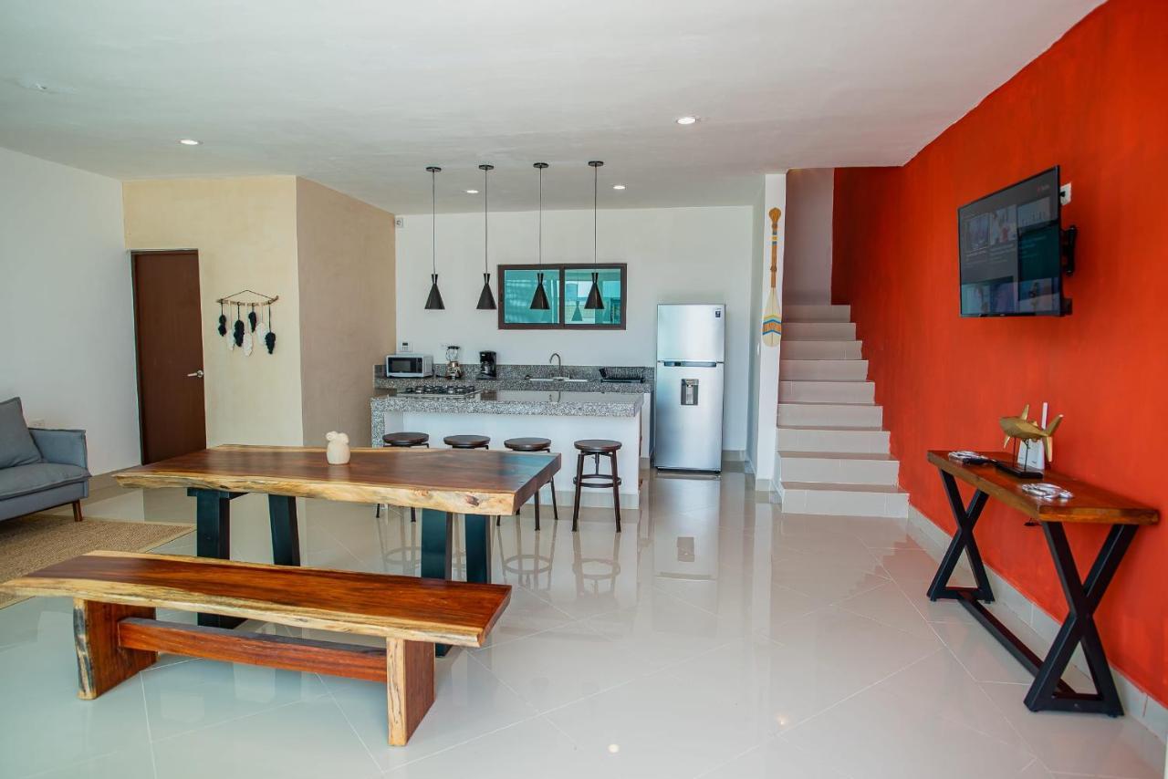 97982 New Modern Villa, Private Pool, High Internet Speed, 2 Blocks From The Beach Pueblo Pueblo Chicxulub Екстериор снимка