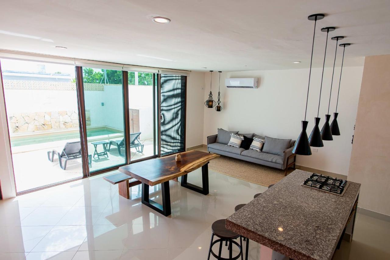 97982 New Modern Villa, Private Pool, High Internet Speed, 2 Blocks From The Beach Pueblo Pueblo Chicxulub Екстериор снимка