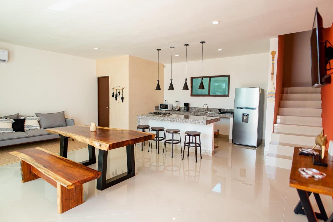 97982 New Modern Villa, Private Pool, High Internet Speed, 2 Blocks From The Beach Pueblo Pueblo Chicxulub Екстериор снимка
